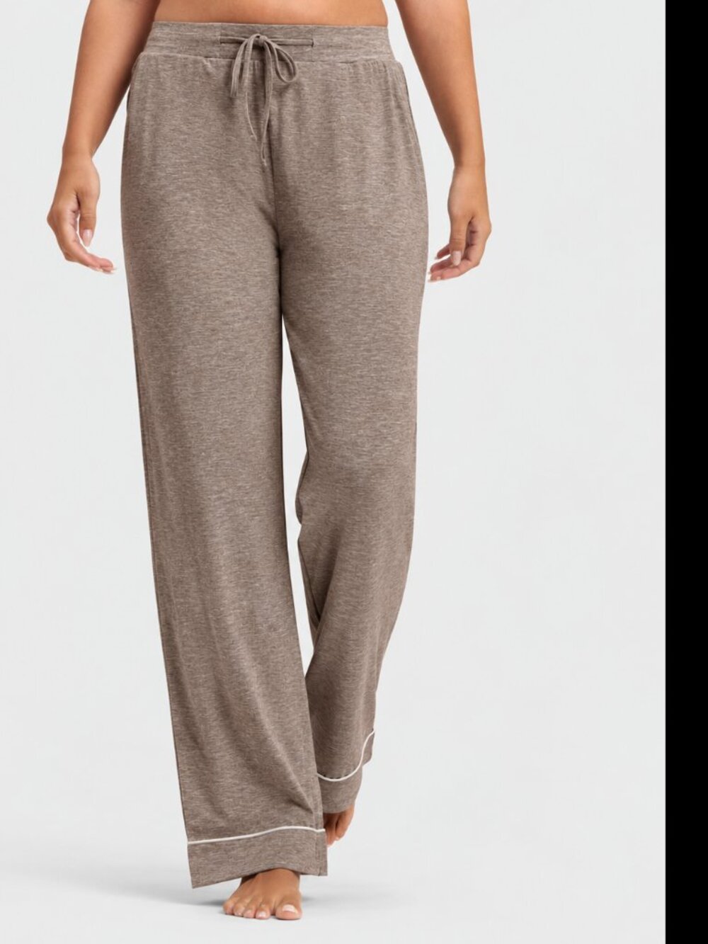 3XL Cozy Earth Women's Bamboo Stretch-Knit Pajama Pant - Walnut - NWT